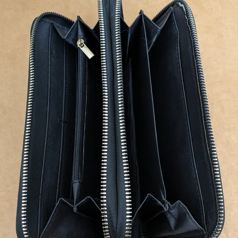 Long Double Pocket  Zipper Women Female Girl Wallet Large Capacity  Women's Wris - Picture 5 of 11